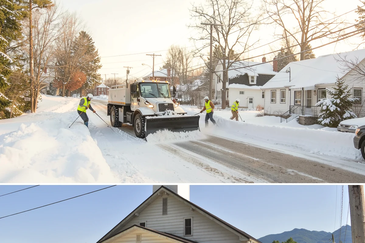 Emergency Shoveling in Concrete, Skagit County, WA - Emergency shoveling is on call all winter, from the first lowland snowfall in late fall through early spring.