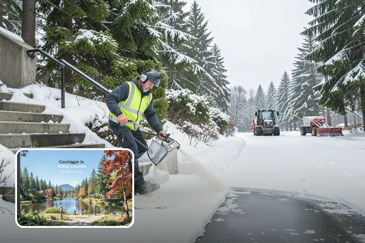 Emergency Shoveling in Covington, King County, WA - On-demand crews for areas a plow cannot reach
