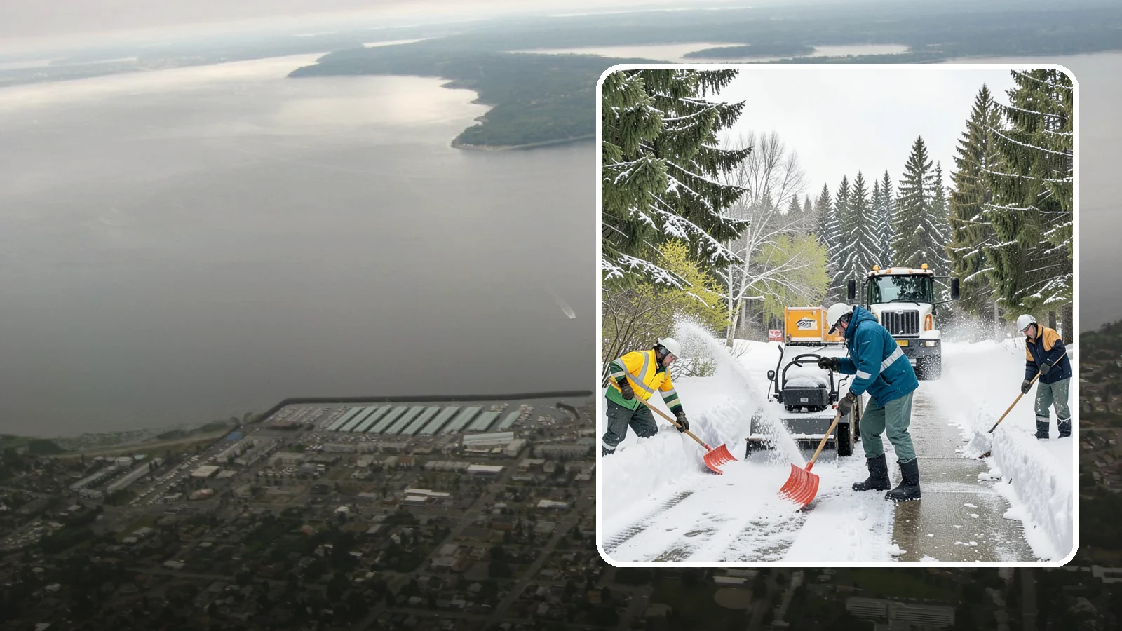 Emergency Shoveling in Des Moines, King County, WA - We send crews out on demand across Western Washington to hand-clear walkways, entrances, and steps when snow needs to be gone...