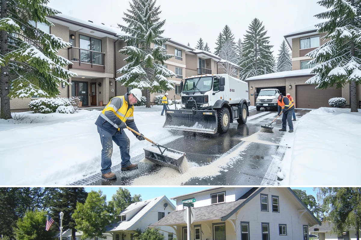 Emergency Shoveling in DuPont, Pierce County, WA - Emergency shoveling is on call all winter, from the first lowland snowfall in late fall through early spring.