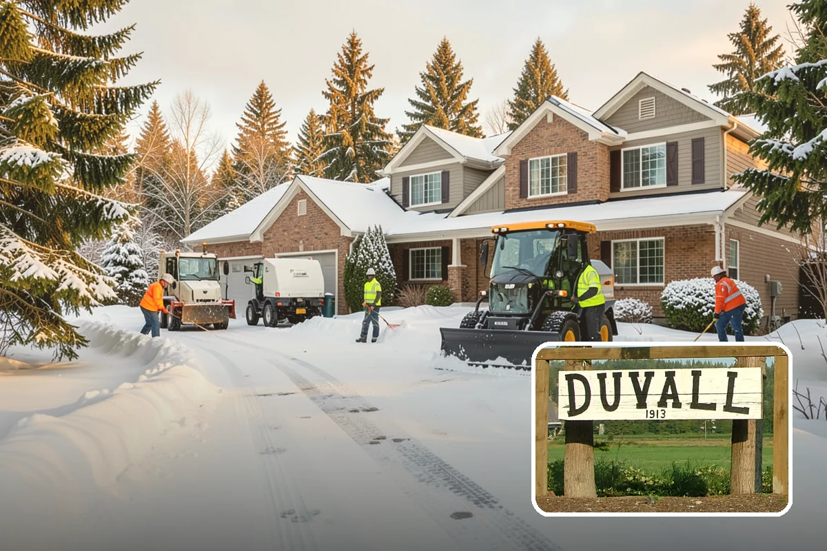 Emergency Shoveling in Duvall, King County, WA - On-demand crews for areas a plow cannot reach