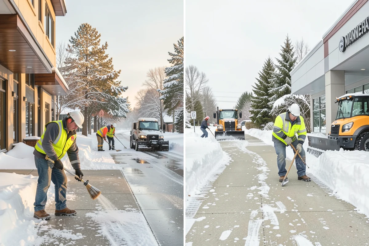 Emergency Shoveling in Duvall, King County, WA - Confirm the property and priority areas by phone