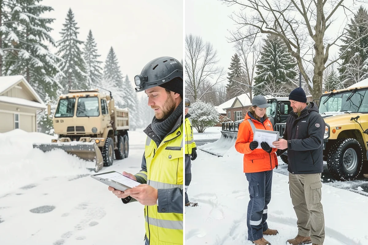 Emergency Shoveling in Eatonville, Pierce County, WA - Confirm the property and priority areas by phone