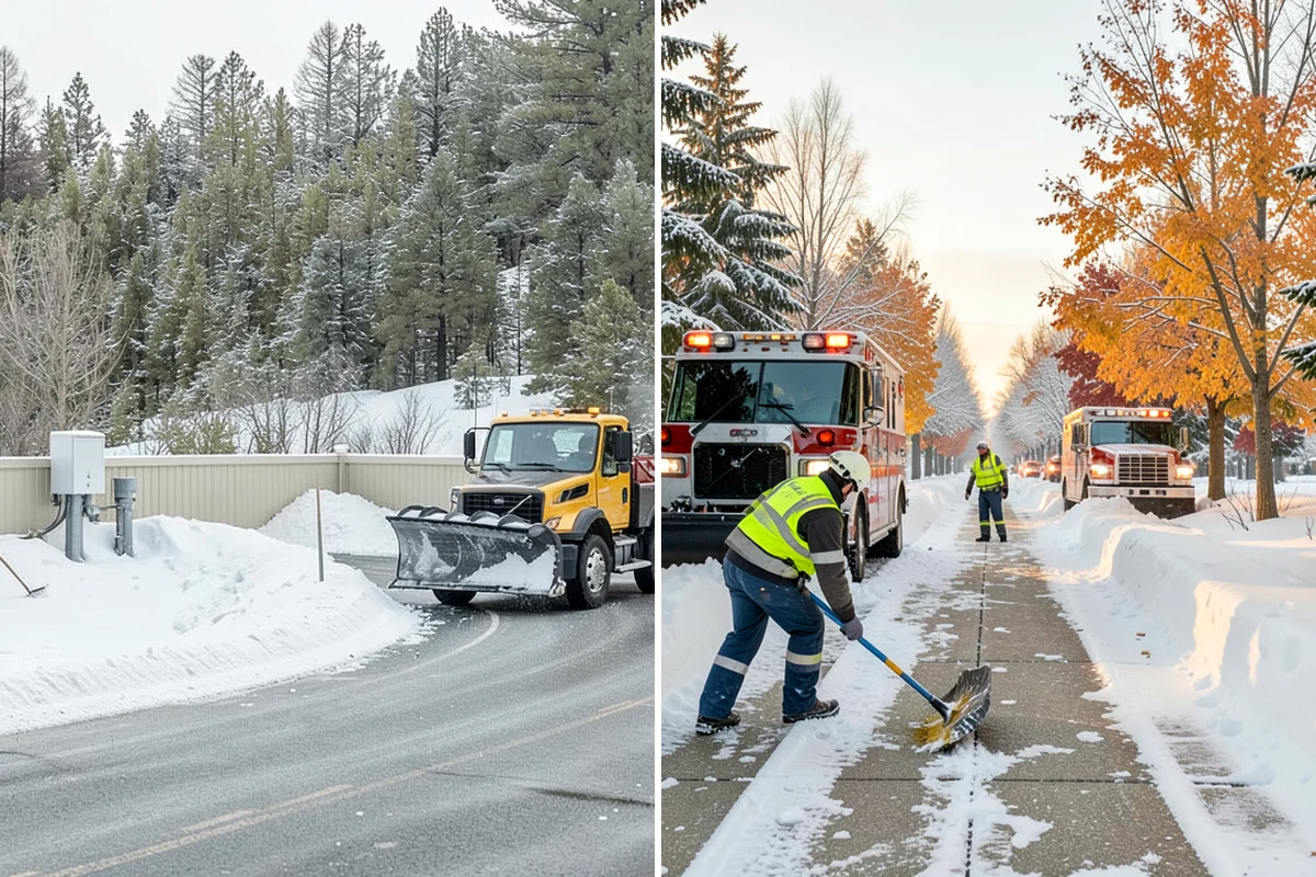 Emergency Shoveling in Enumclaw, King County, WA - Confirm the property and priority areas by phone