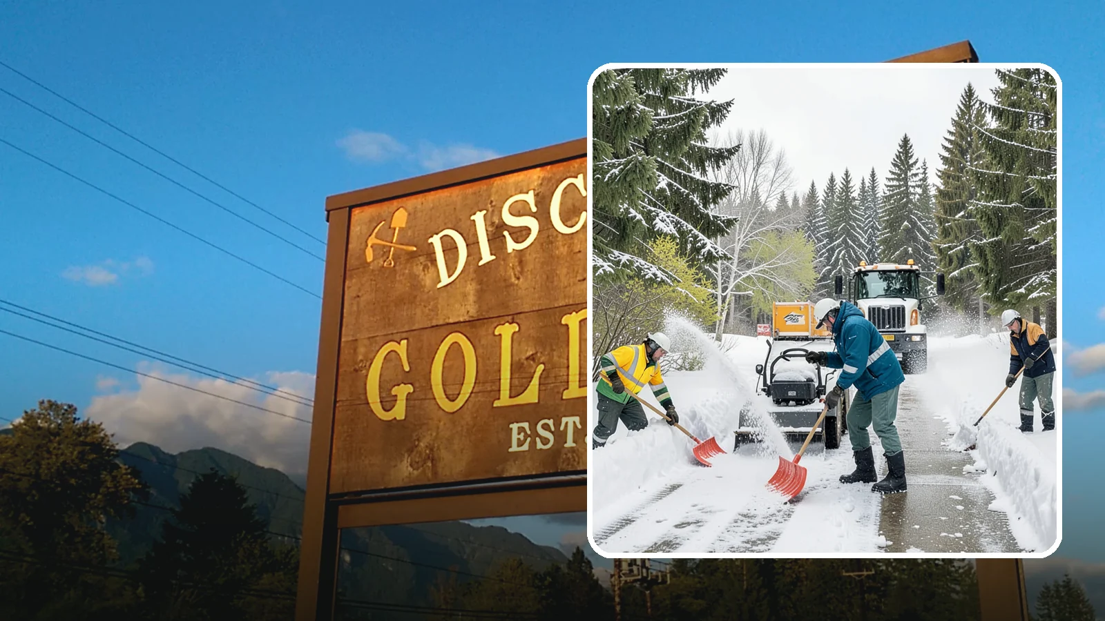 Emergency Shoveling in Gold Bar, Snohomish County, WA - We send crews out on demand across Western Washington to hand-clear walkways, entrances, and steps when snow needs to be gone...
