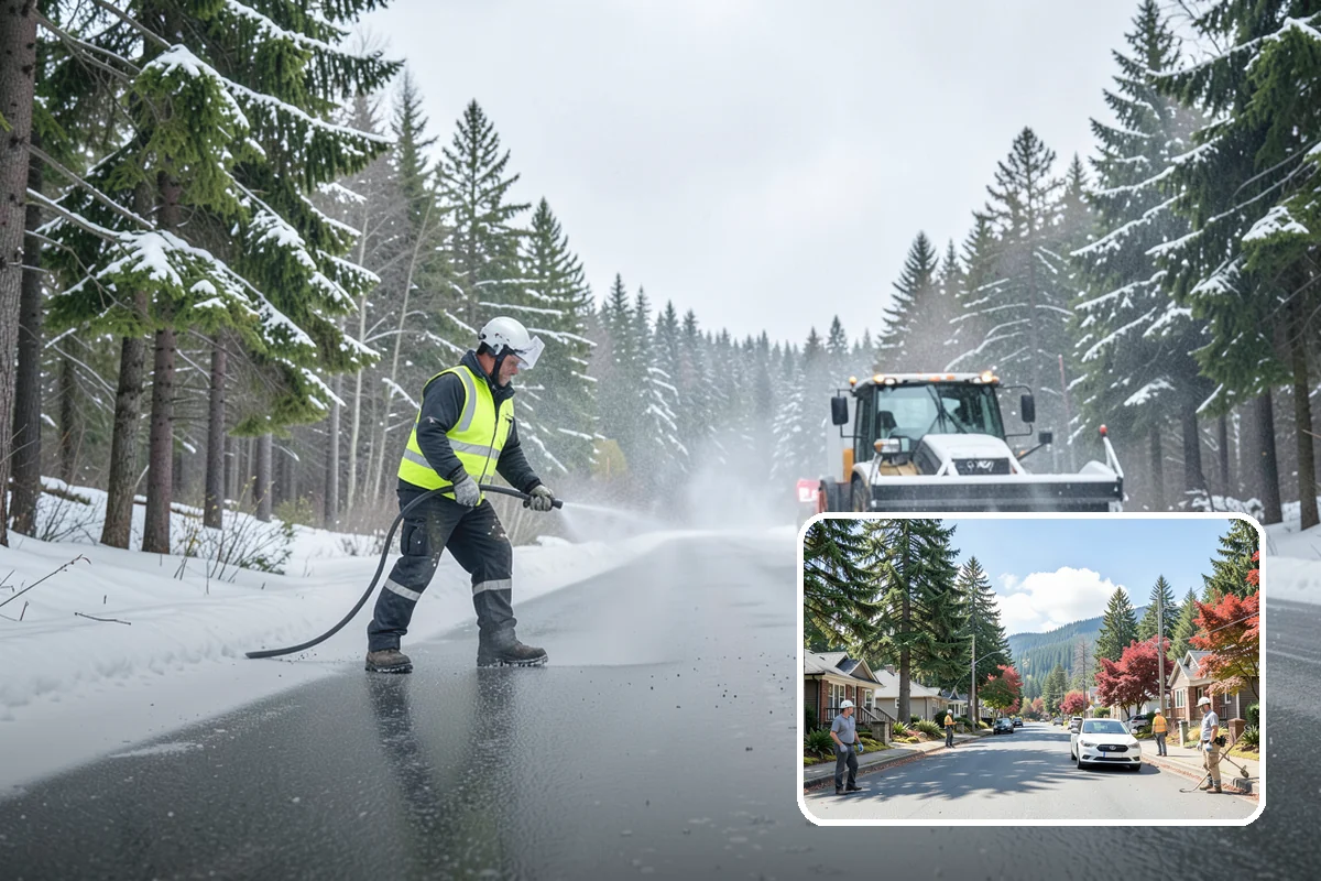Emergency Shoveling in Hunts Point, King County, WA - On-demand crews for areas a plow cannot reach
