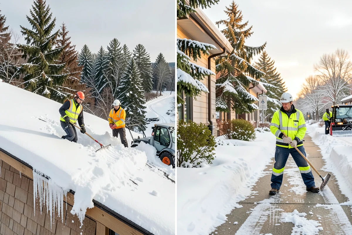 Emergency Shoveling in Hunts Point, King County, WA - Confirm the property and priority areas by phone