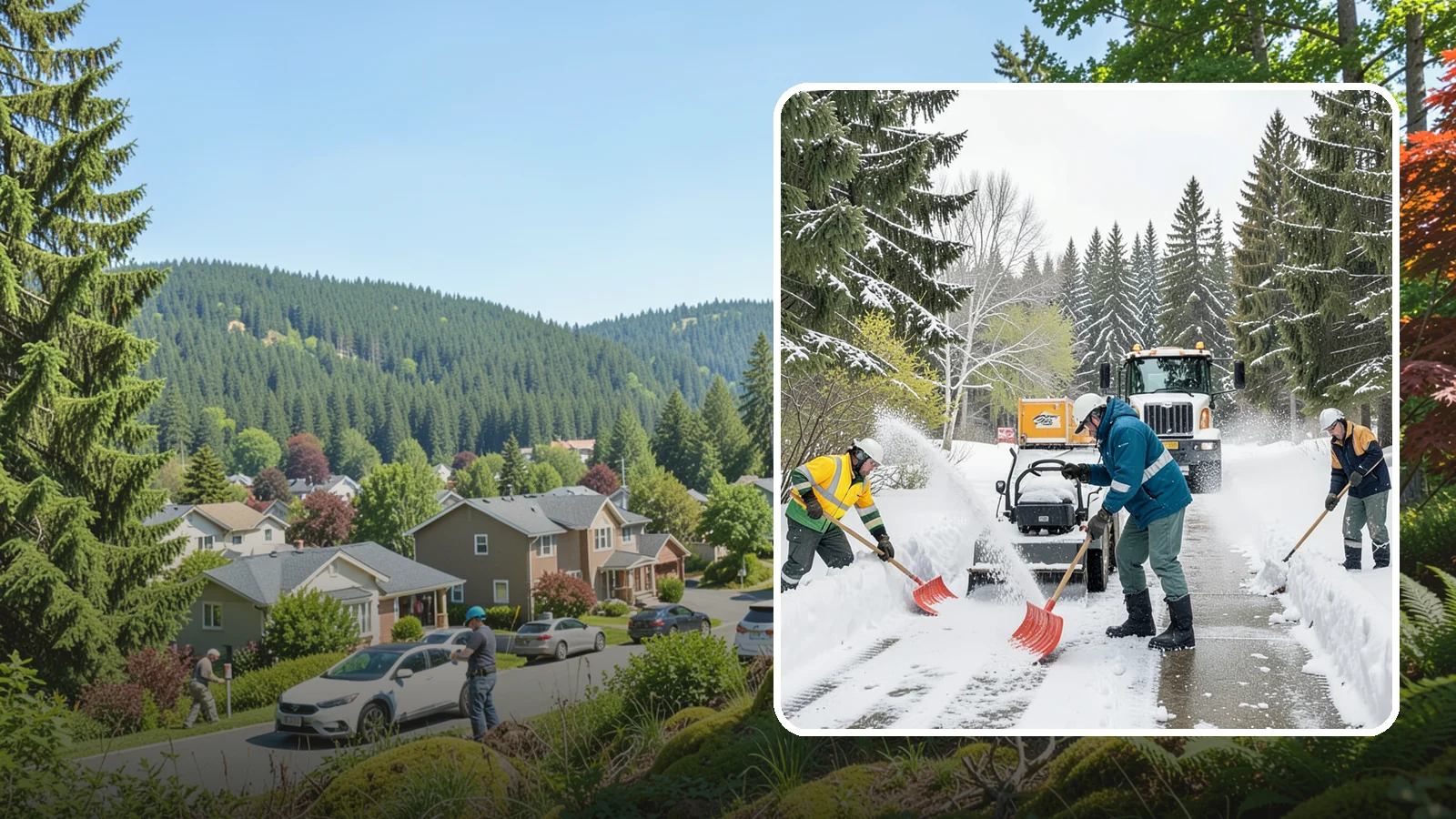 Emergency Shoveling in Index, Snohomish County, WA - We send crews out on demand across Western Washington to hand-clear walkways, entrances, and steps when snow needs to be gone...