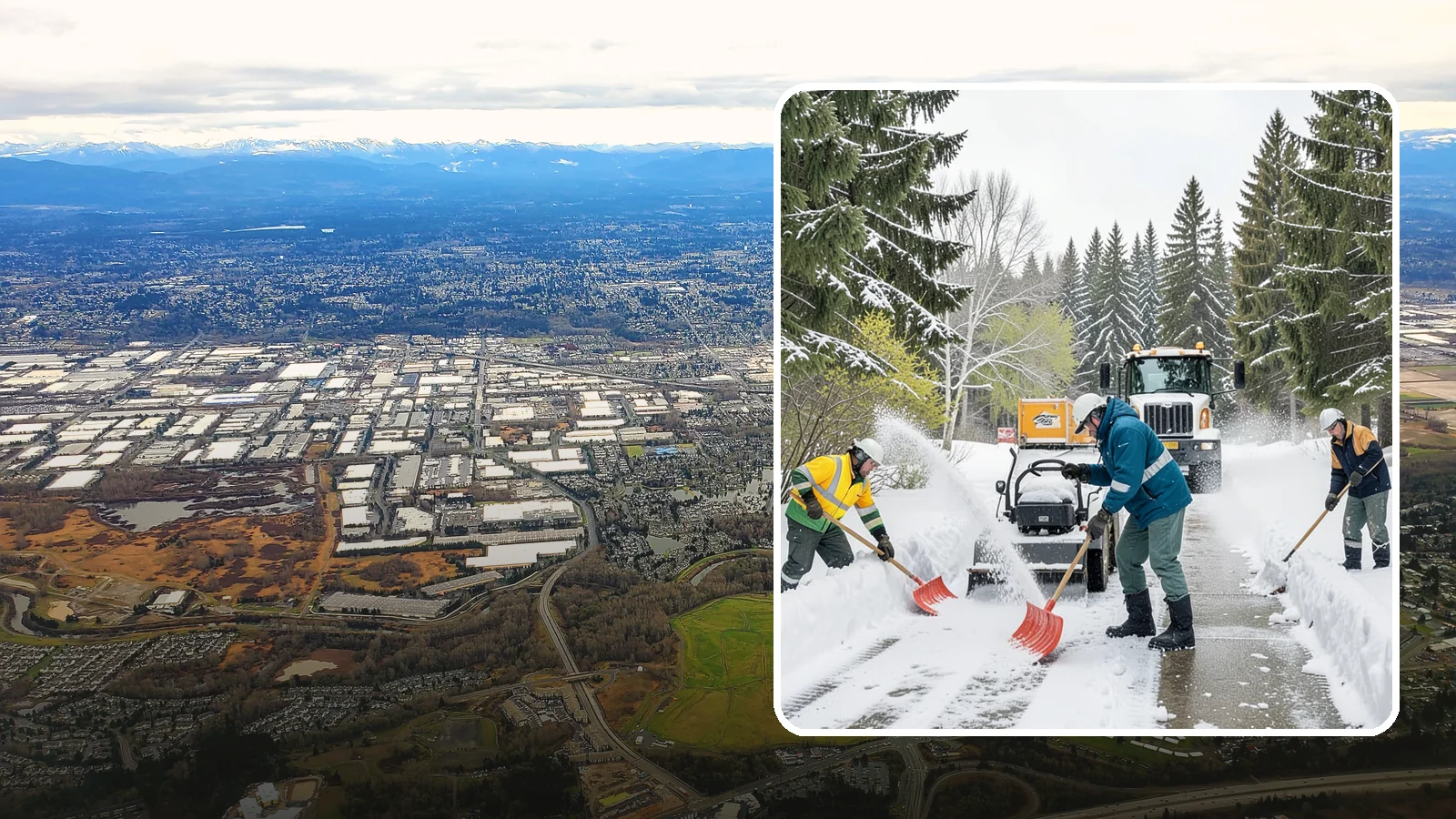 Emergency Shoveling in Kent, King County, WA - We send crews out on demand across Western Washington to hand-clear walkways, entrances, and steps when snow needs to be gone...