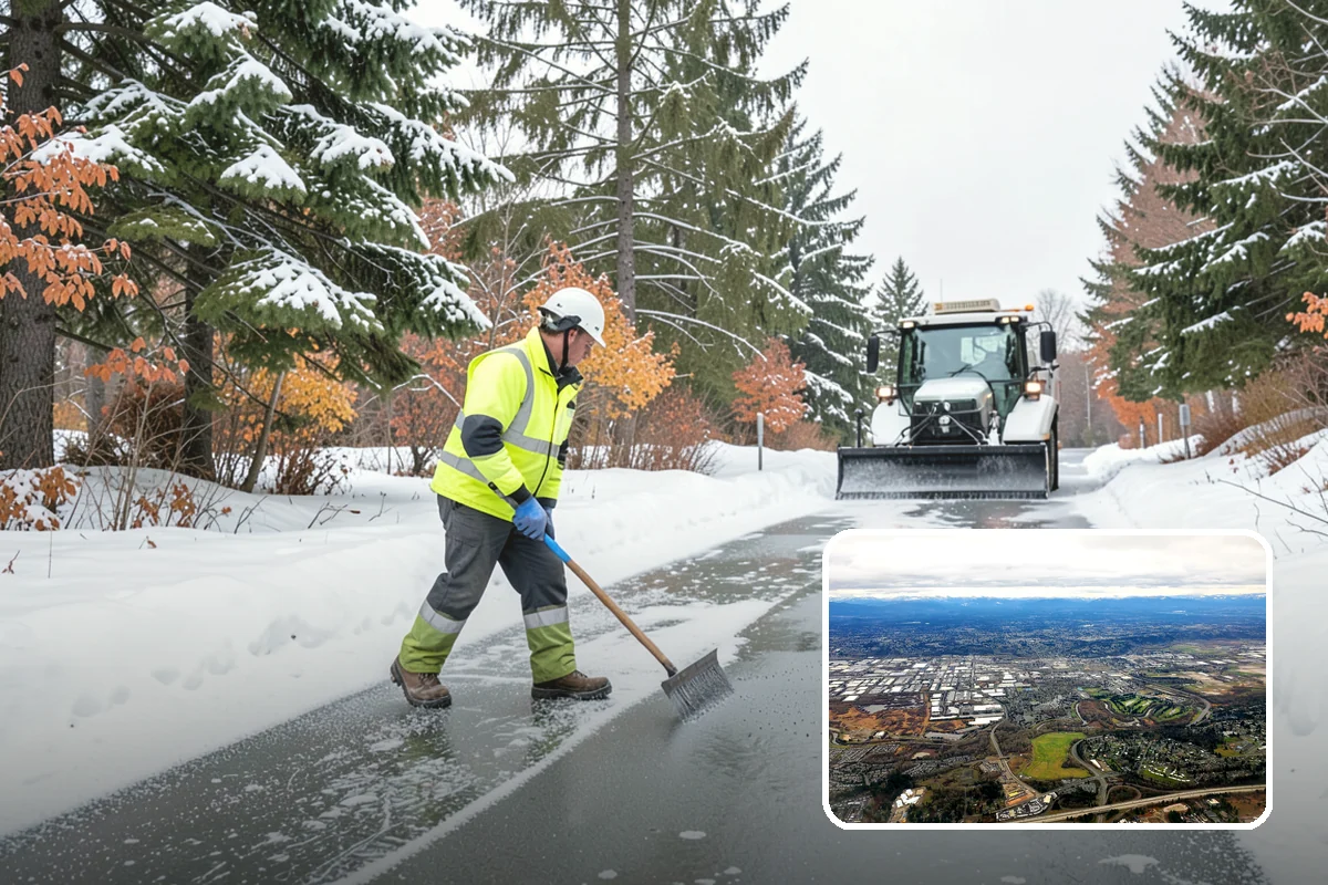 Emergency Shoveling in Kent, King County, WA - On-demand crews for areas a plow cannot reach