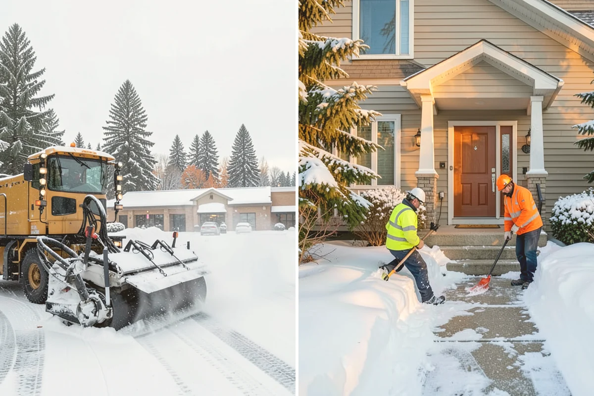 Emergency Shoveling in Kent, King County, WA - Confirm the property and priority areas by phone
