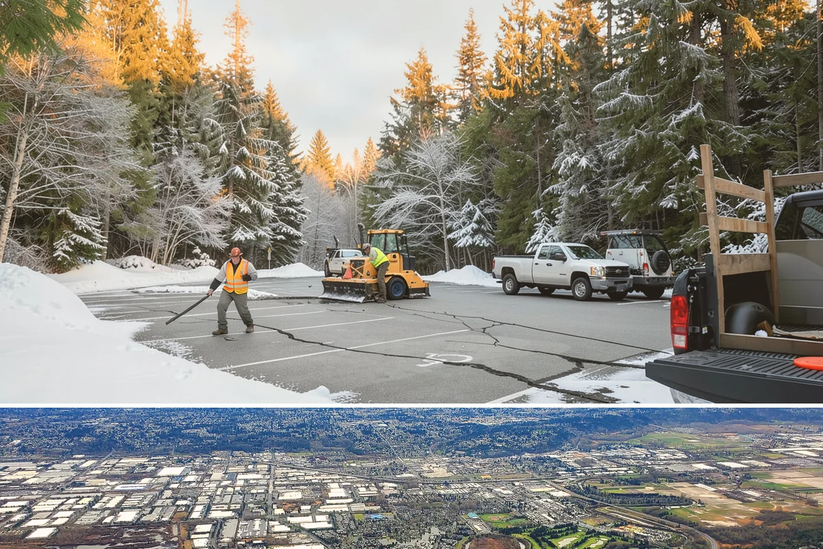 Emergency Shoveling in Kent, King County, WA - Emergency shoveling is on call all winter, from the first lowland snowfall in late fall through early spring.