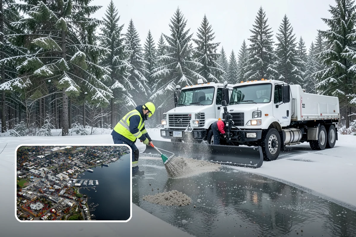 Emergency Shoveling in Kirkland, King County, WA - On-demand crews for areas a plow cannot reach