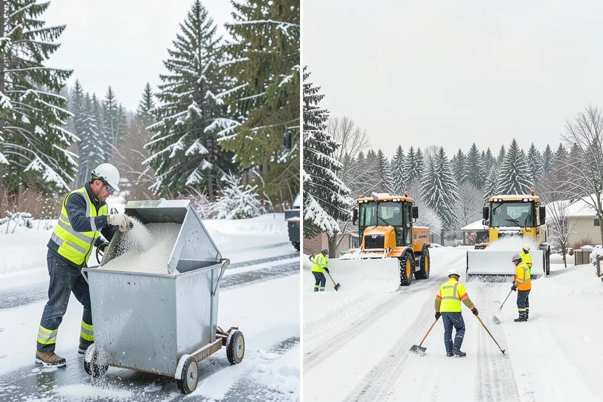 Emergency Shoveling in La Conner, Skagit County, WA - Confirm the property and priority areas by phone