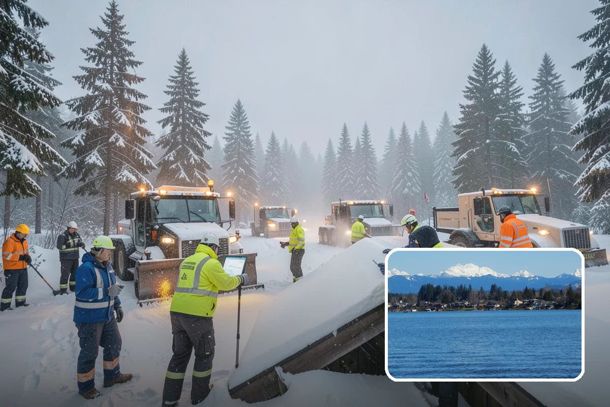 Emergency Shoveling in Lake Stevens, Snohomish County, WA - On-demand crews for areas a plow cannot reach