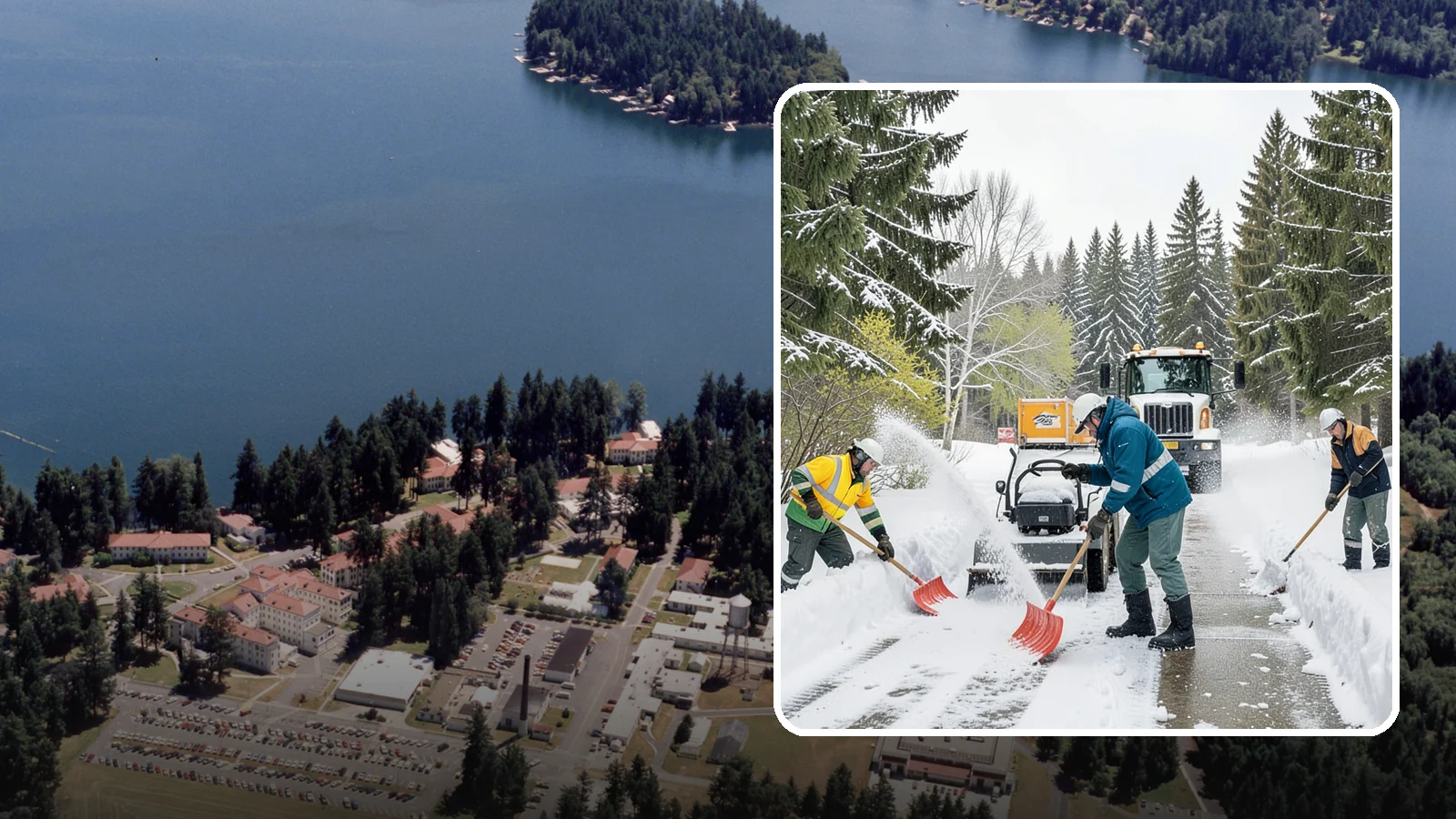 Emergency Shoveling in Lakewood, Pierce County, WA - We send crews out on demand across Western Washington to hand-clear walkways, entrances, and steps when snow needs to be gone...