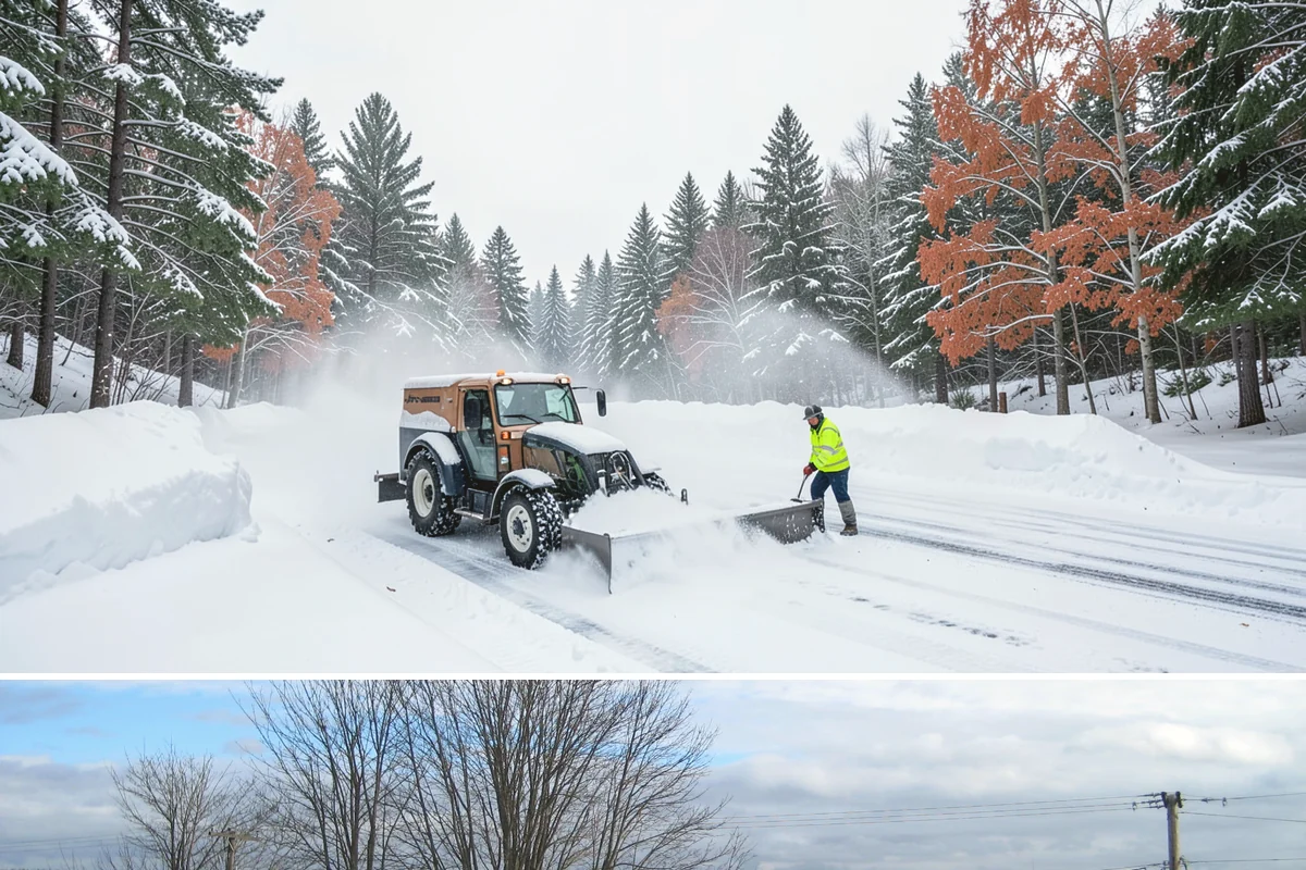 Emergency Shoveling in Langley, Island County, WA - Emergency shoveling is on call all winter, from the first lowland snowfall in late fall through early spring.