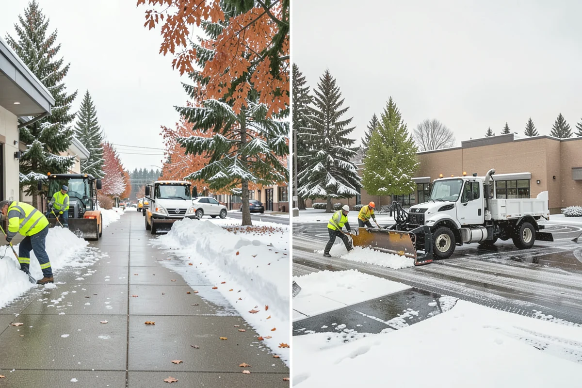 Emergency Shoveling in Mercer Island, King County, WA - Confirm the property and priority areas by phone