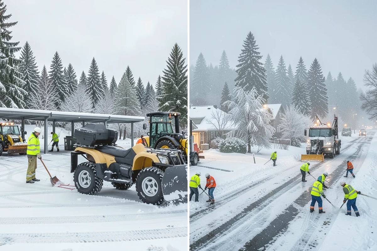 Emergency Shoveling in Monroe, Snohomish County, WA - Confirm the property and priority areas by phone