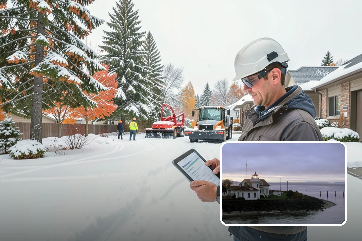 Emergency Shoveling in Mukilteo, Snohomish County, WA - On-demand crews for areas a plow cannot reach
