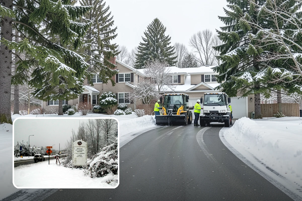 Emergency Shoveling in Newcastle, King County, WA - On-demand crews for areas a plow cannot reach