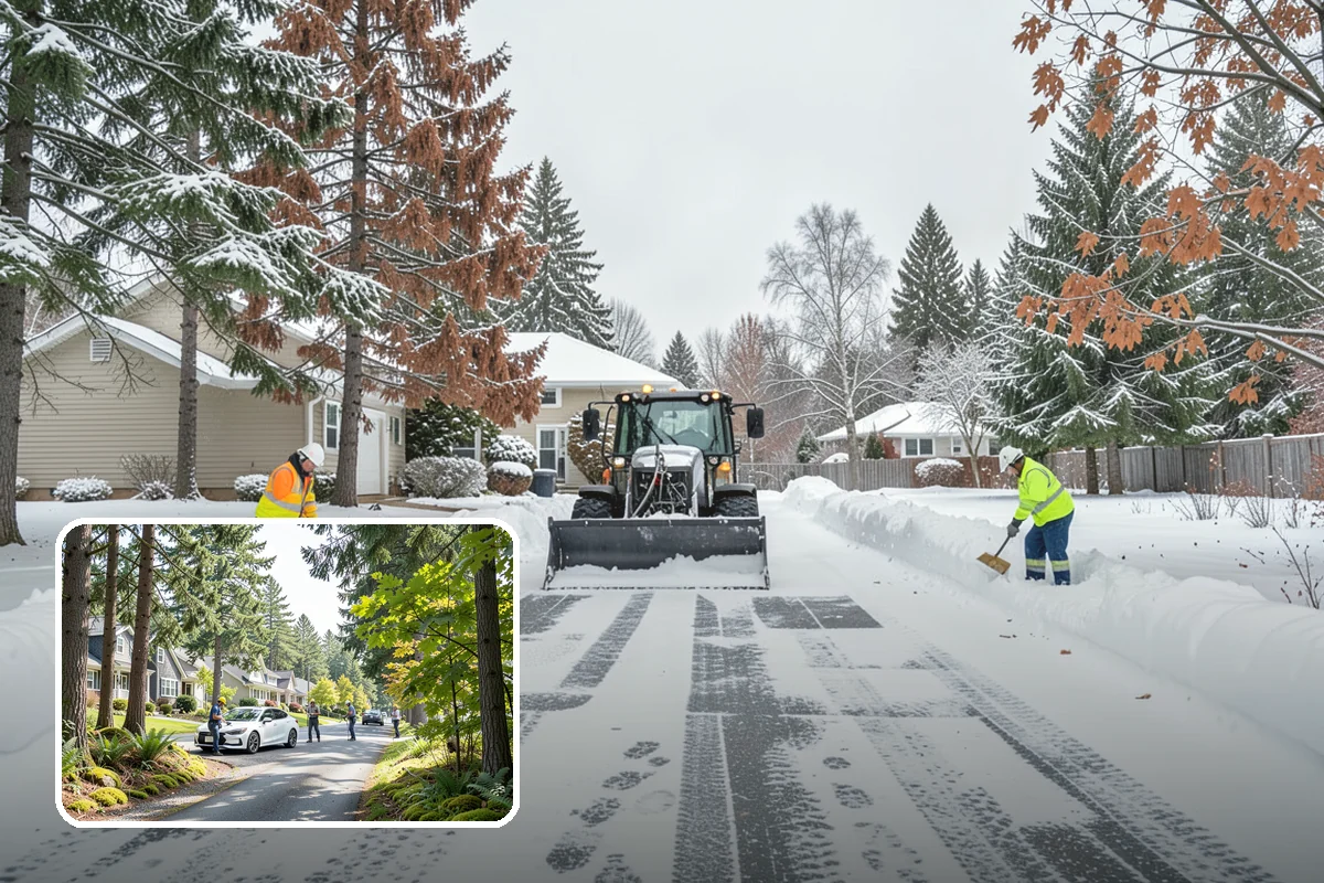 Emergency Shoveling in Normandy Park, King County, WA - On-demand crews for areas a plow cannot reach