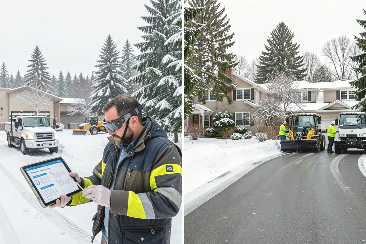 Emergency Shoveling in North Bend, King County, WA - Confirm the property and priority areas by phone