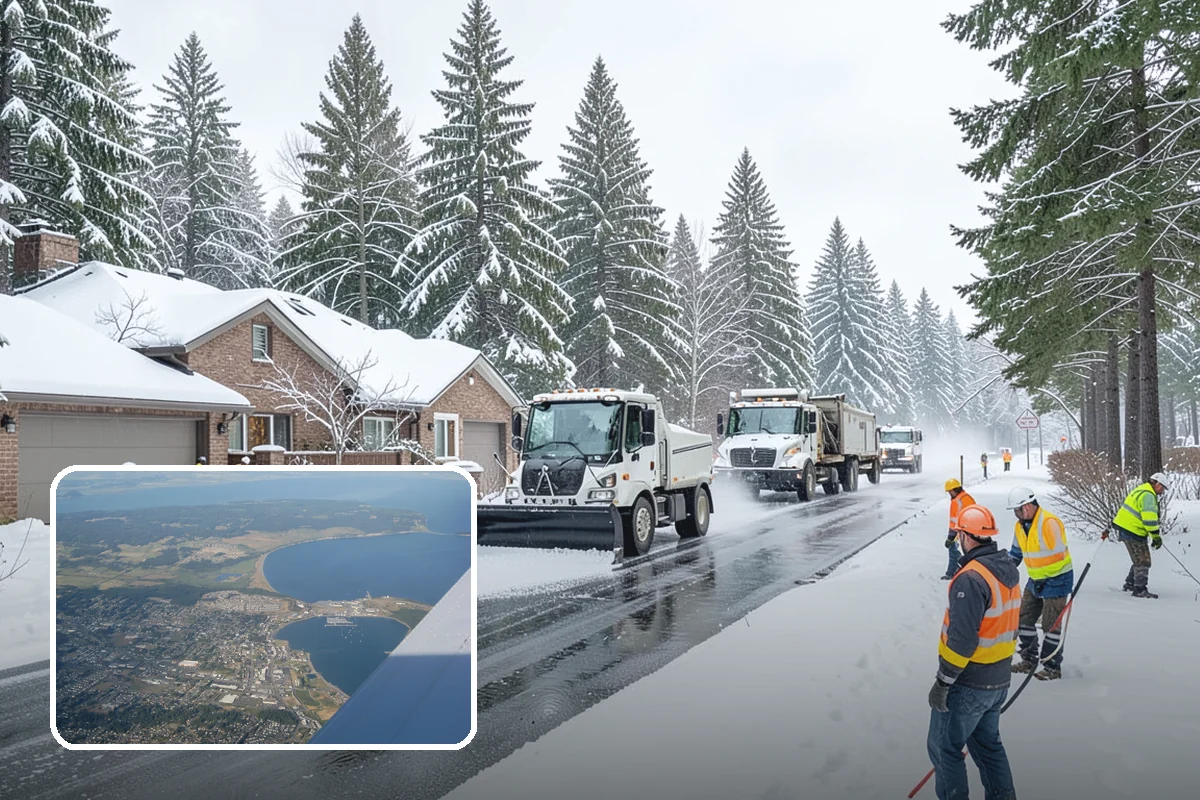 Emergency Shoveling in Oak Harbor, Island County, WA - On-demand crews for areas a plow cannot reach