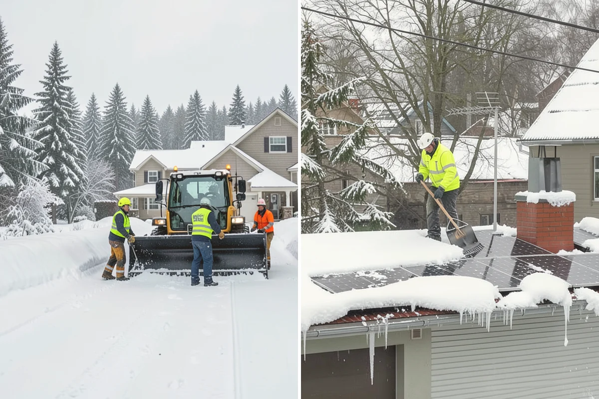 Emergency Shoveling in Orting, Pierce County, WA - Confirm the property and priority areas by phone