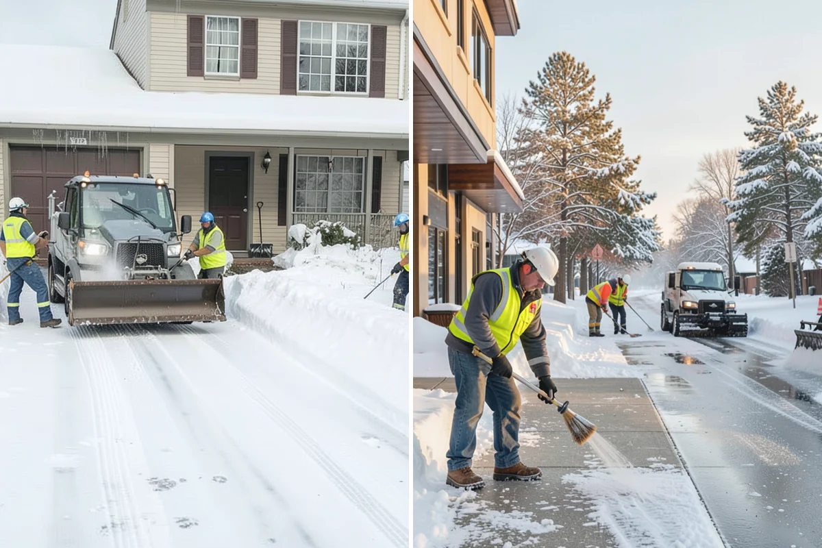 Emergency Shoveling in Renton, King County, WA - Confirm the property and priority areas by phone