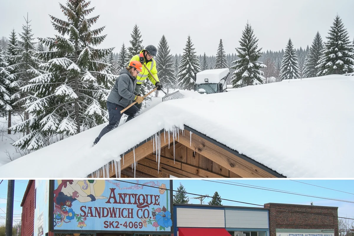 Emergency Shoveling in Ruston, Pierce County, WA - Emergency shoveling is on call all winter, from the first lowland snowfall in late fall through early spring.