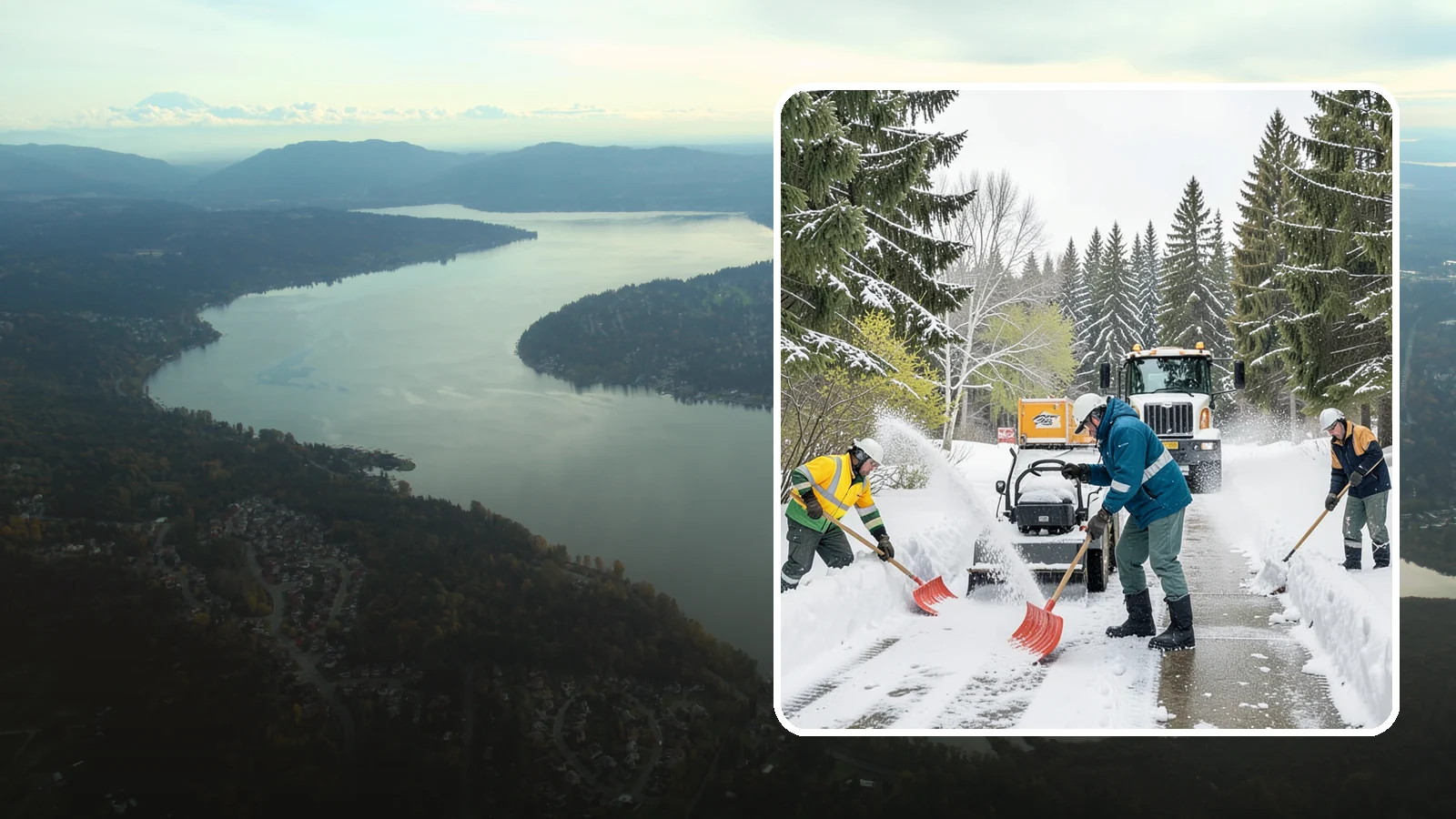 Emergency Shoveling in Sammamish, King County, WA - We send crews out on demand across Western Washington to hand-clear walkways, entrances, and steps when snow needs to be gone...