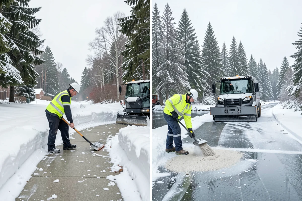 Emergency Shoveling in SeaTac, King County, WA - Confirm the property and priority areas by phone