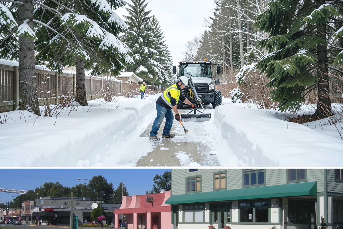 Emergency Shoveling in Snoqualmie, King County, WA - Emergency shoveling is on call all winter, from the first lowland snowfall in late fall through early spring.