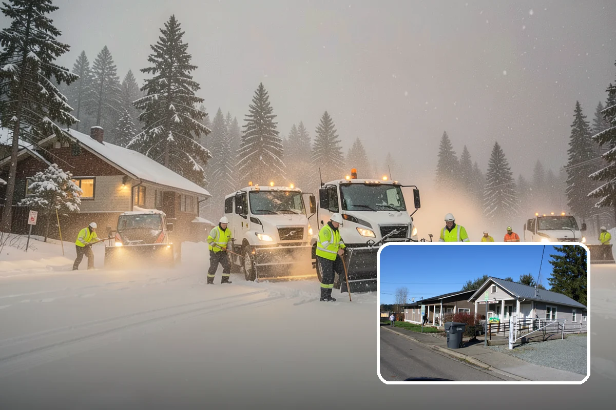 Emergency Shoveling in South Prairie, Pierce County, WA - On-demand crews for areas a plow cannot reach