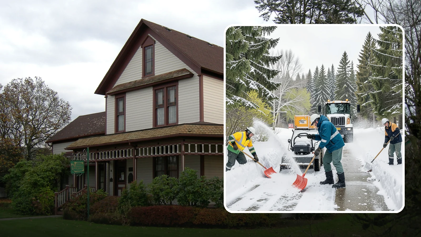 Emergency Shoveling in Sumner, Pierce County, WA - We send crews out on demand across Western Washington to hand-clear walkways, entrances, and steps when snow needs to be gone...
