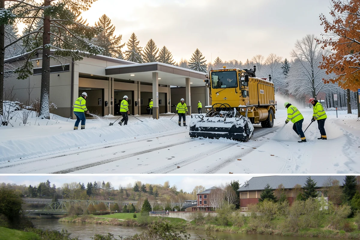 Emergency Shoveling in Tukwila, King County, WA - Emergency shoveling is on call all winter, from the first lowland snowfall in late fall through early spring.