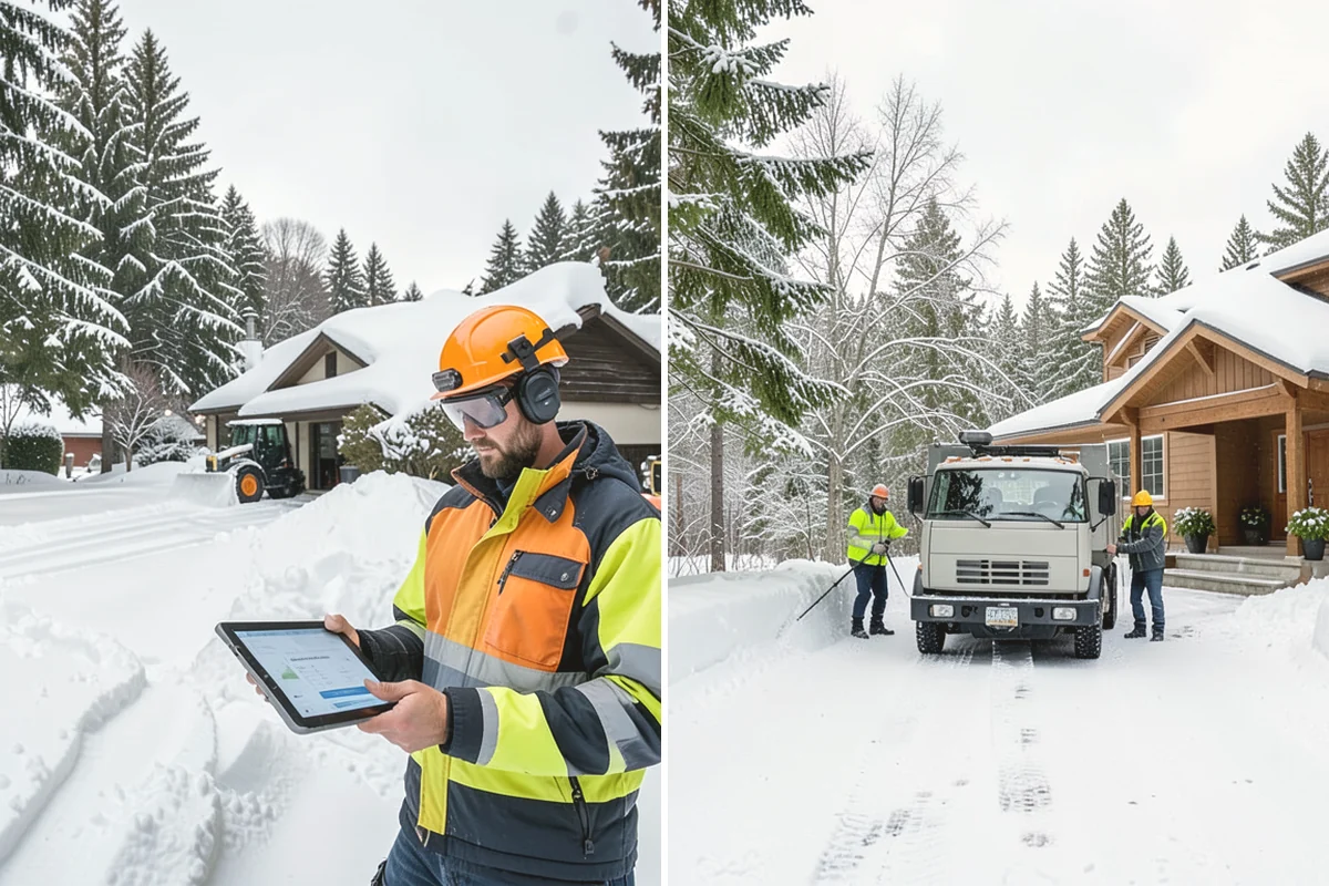 Emergency Shoveling in University Place, Pierce County, WA - Confirm the property and priority areas by phone