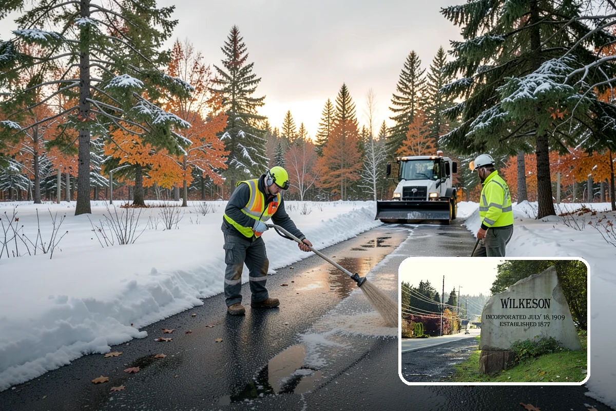 Emergency Shoveling in Wilkeson, Pierce County, WA - On-demand crews for areas a plow cannot reach