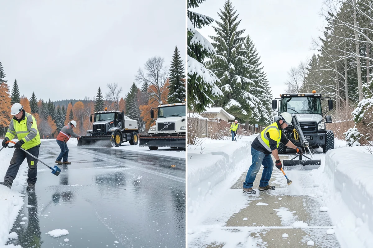 Emergency Shoveling in Wilkeson, Pierce County, WA - Confirm the property and priority areas by phone