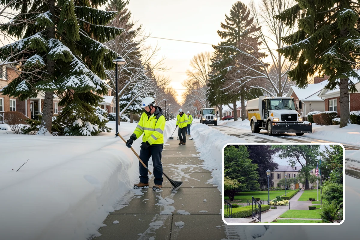 Emergency Shoveling in Woodinville, King County, WA - On-demand crews for areas a plow cannot reach