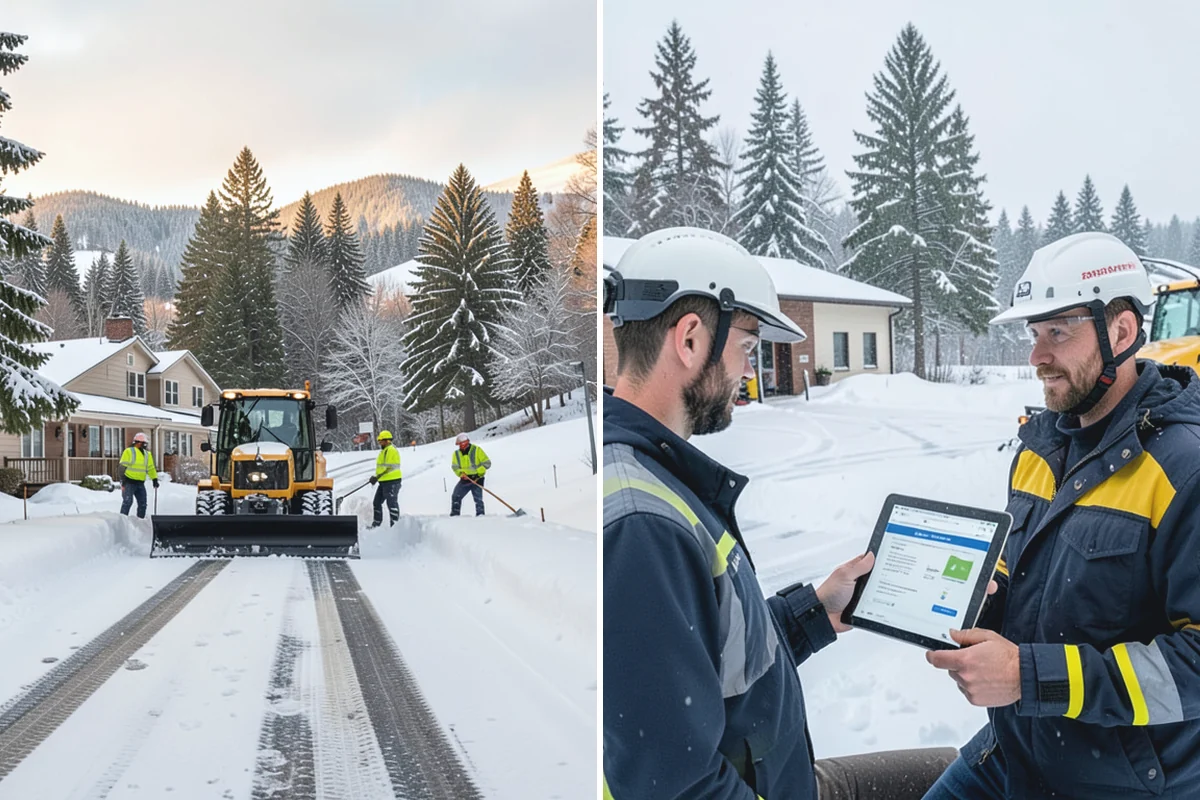 Emergency Sidewalk Clearing in Auburn, King County, WA - Confirm the sidewalk sections and compliance requirements