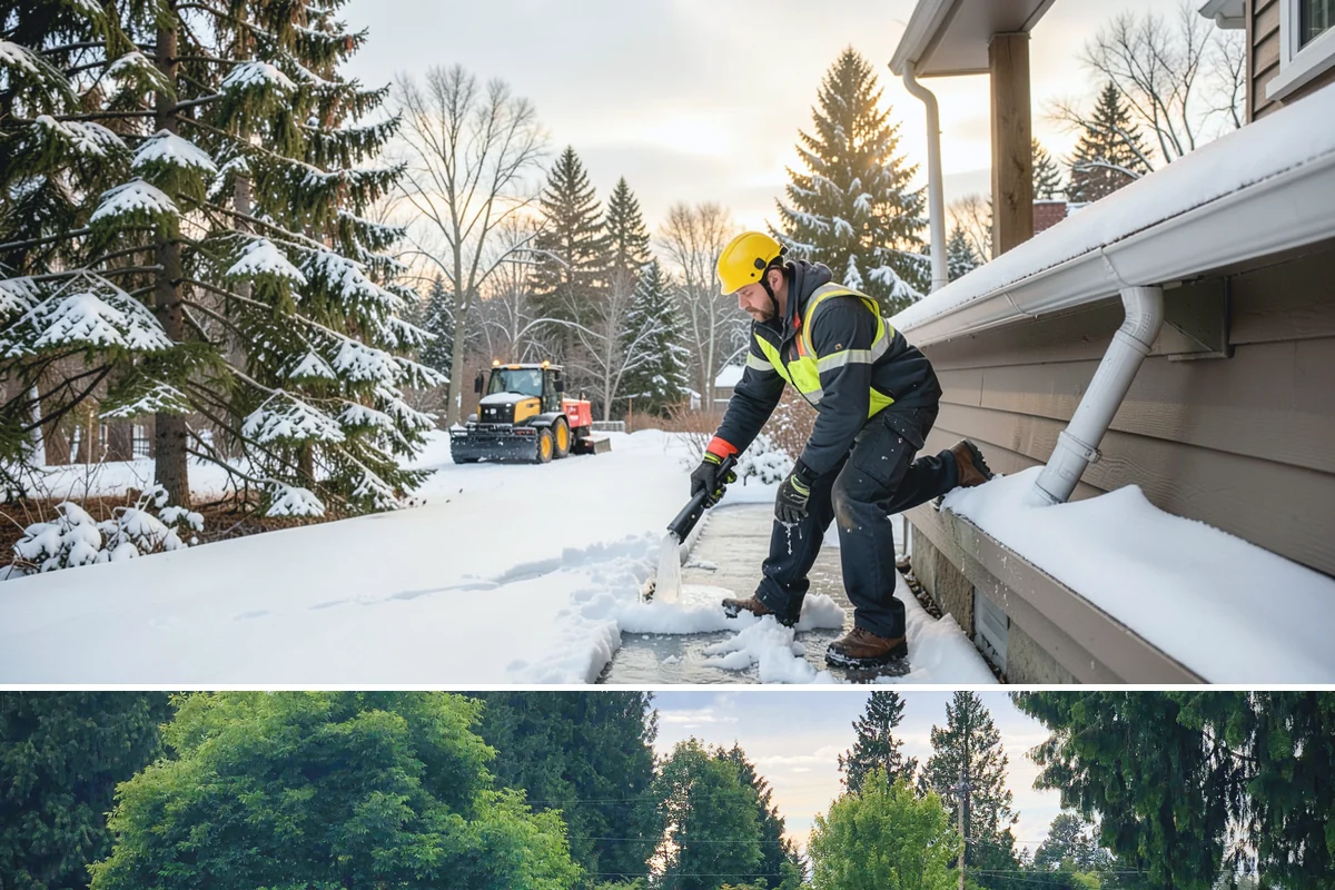 Emergency Sidewalk Clearing in Bonney Lake, Pierce County, WA - Emergency sidewalk clearing is available throughout winter whenever a storm threatens compliance and pedestrian safety.
