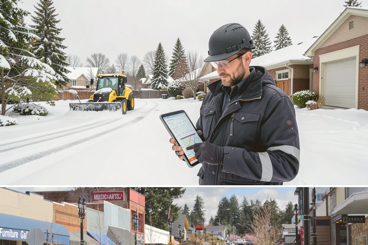 Emergency Sidewalk Clearing in Bothell, King County, WA - Emergency sidewalk clearing is available throughout winter whenever a storm threatens compliance and pedestrian safety.