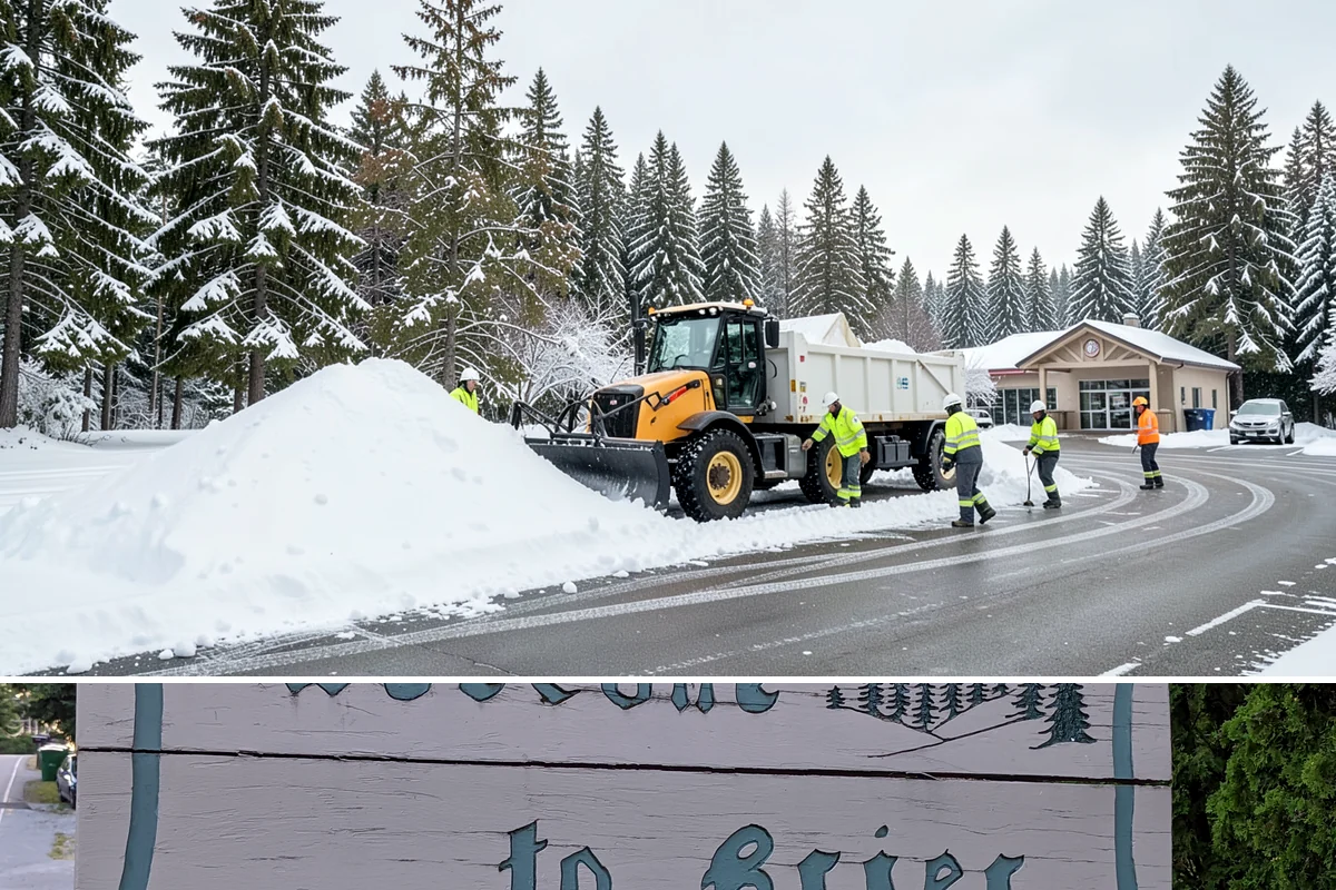 Emergency Sidewalk Clearing in Brier, Snohomish County, WA - Emergency sidewalk clearing is available throughout winter whenever a storm threatens compliance and pedestrian safety.