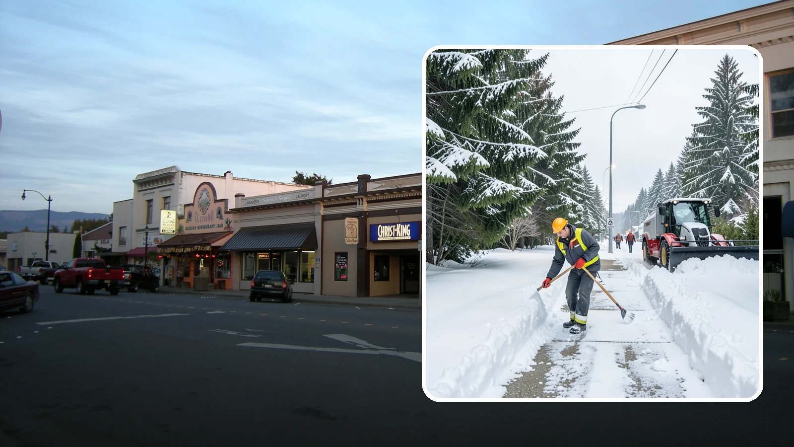 Emergency Sidewalk Clearing in Burlington, Skagit County, WA - We clear public and private sidewalks across Western Washington on demand so pedestrians stay safe and your property stays...