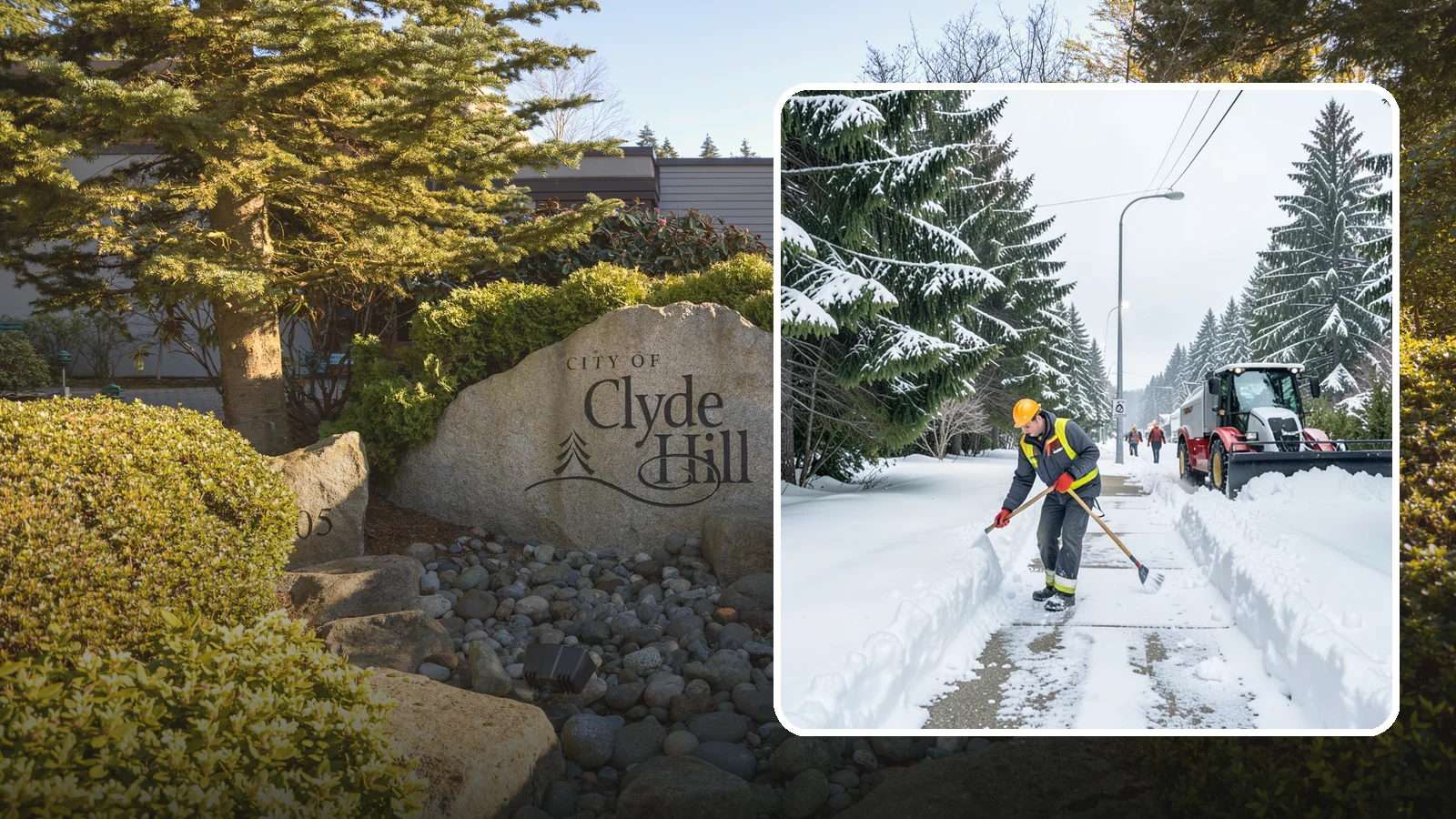 Emergency Sidewalk Clearing in Clyde Hill, King County, WA - We clear public and private sidewalks across Western Washington on demand so pedestrians stay safe and your property stays...