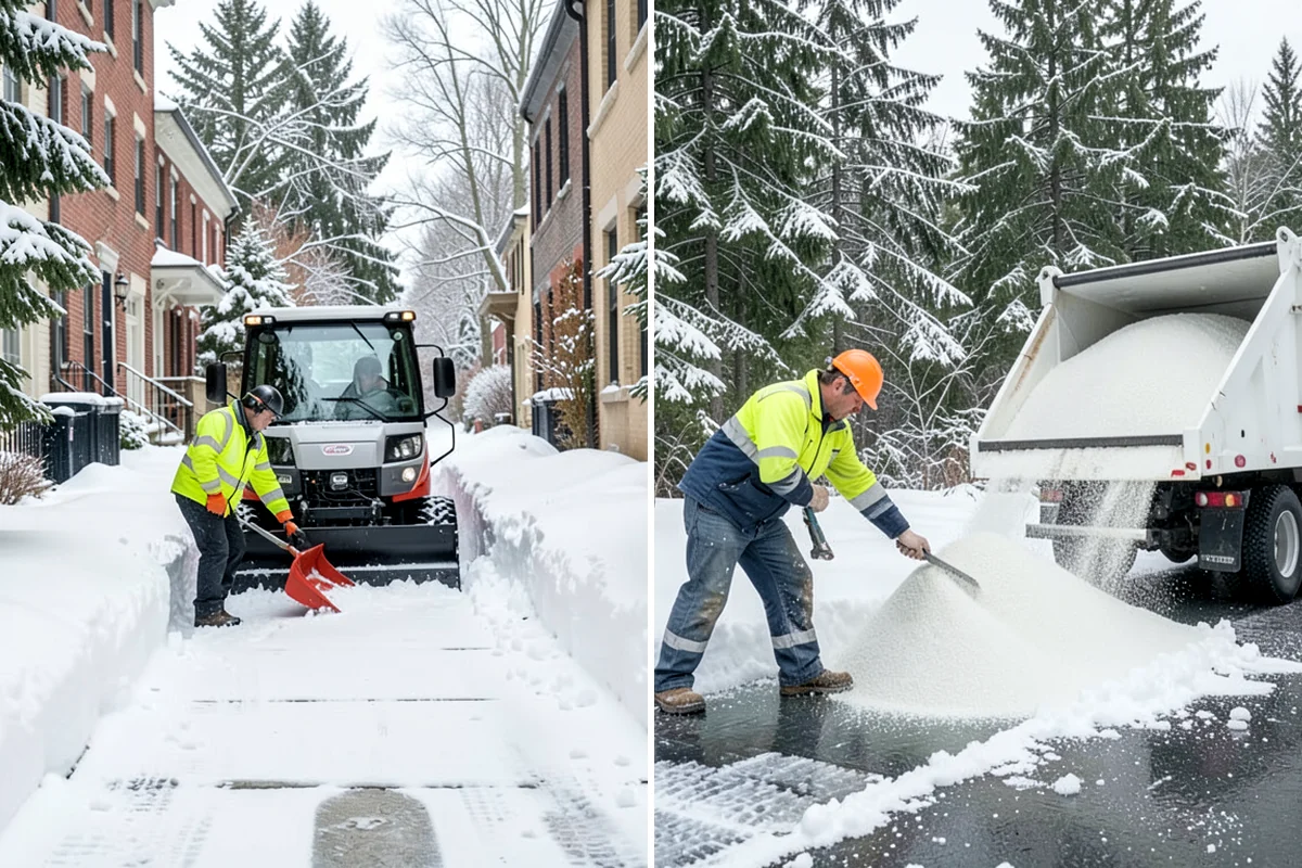 Emergency Sidewalk Clearing in Clyde Hill, King County, WA - Confirm the sidewalk sections and compliance requirements