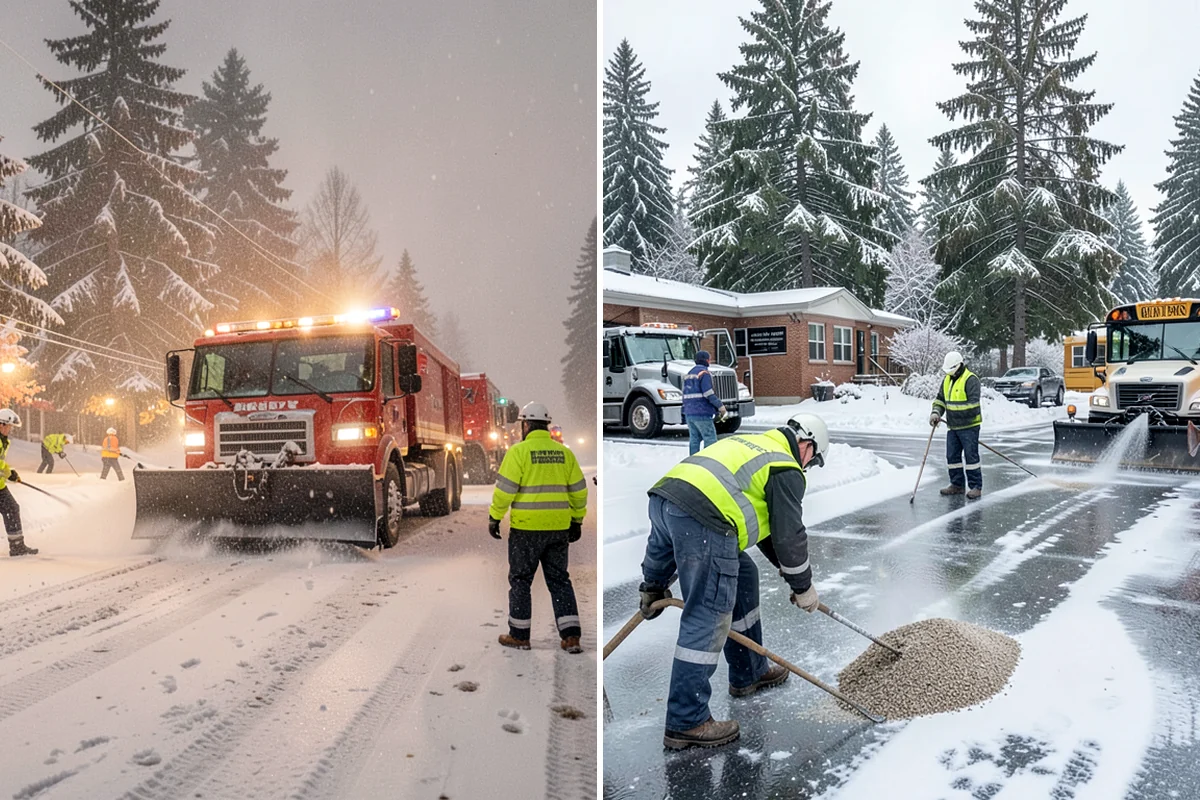 Emergency Sidewalk Clearing in Concrete, Skagit County, WA - Confirm the sidewalk sections and compliance requirements