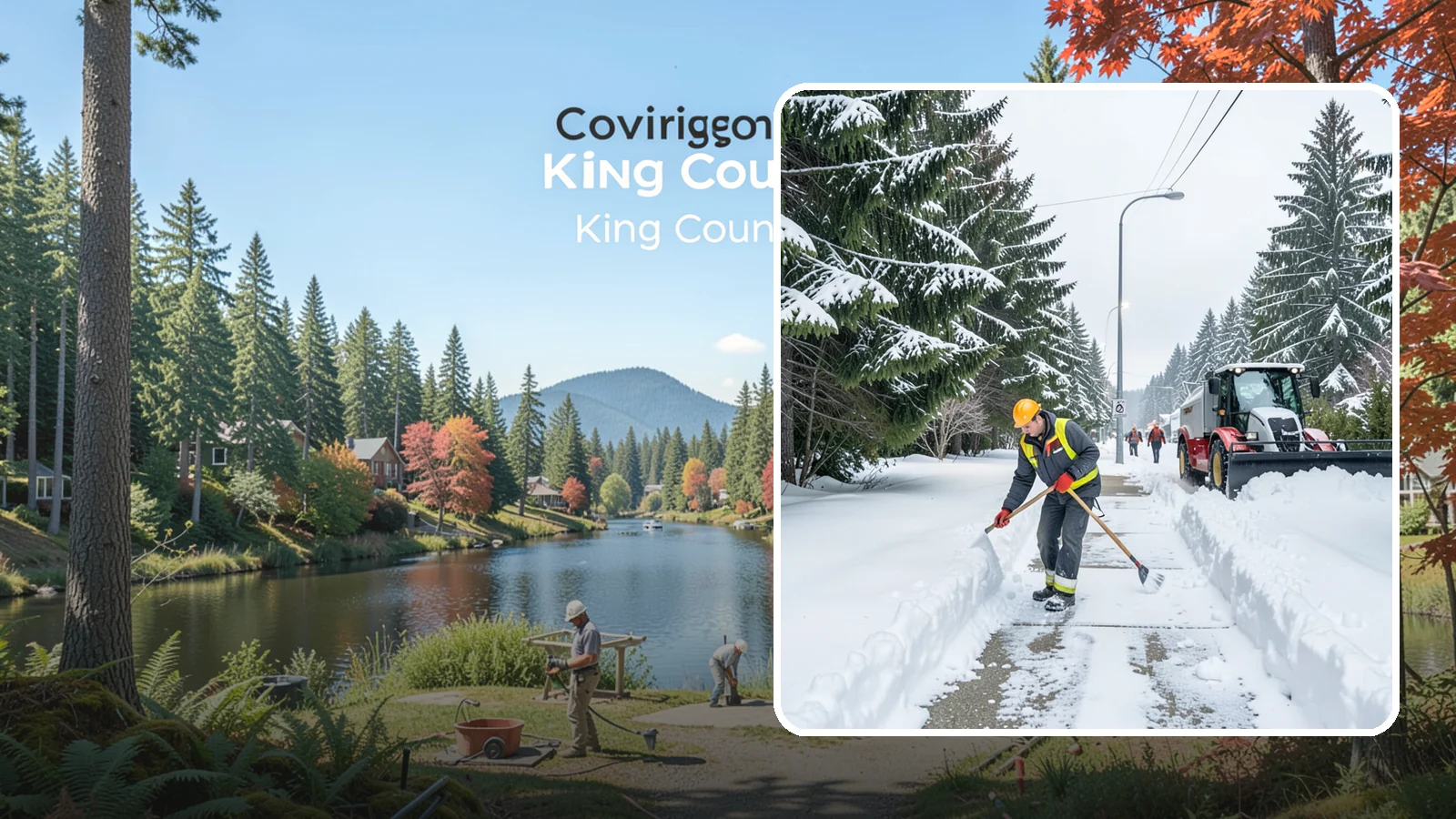 Emergency Sidewalk Clearing in Covington, King County, WA - We clear public and private sidewalks across Western Washington on demand so pedestrians stay safe and your property stays...
